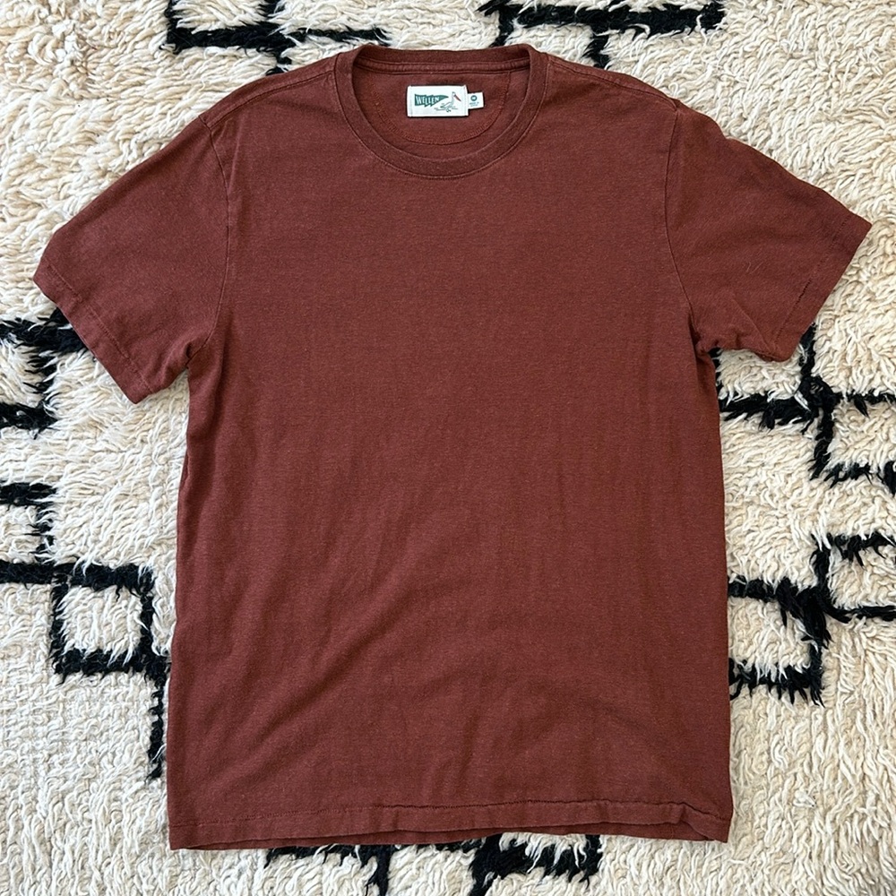 Huckberry Wellen Hemp and Cotton T Shirt, Medium